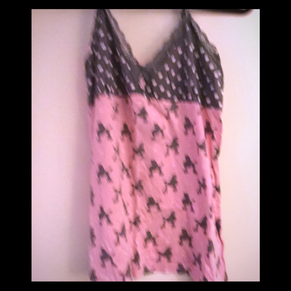 Cami top with poodles by Pjsalvage